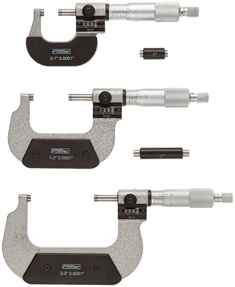 Fowler Digital Outside Micrometer Set 0 3 From