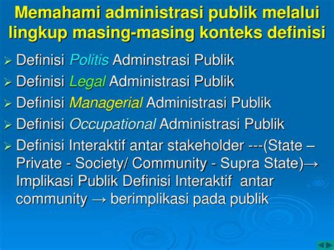 Administrasi publik adalah ilmu yang mempelajari tentang bagaimana pengelolaan suatu organisasi publik. PPT - Matrikulasi: DASAR-DASAR ILMU ADMINISTRASI PUBLIK PowerPoint Presentation - ID:1471431