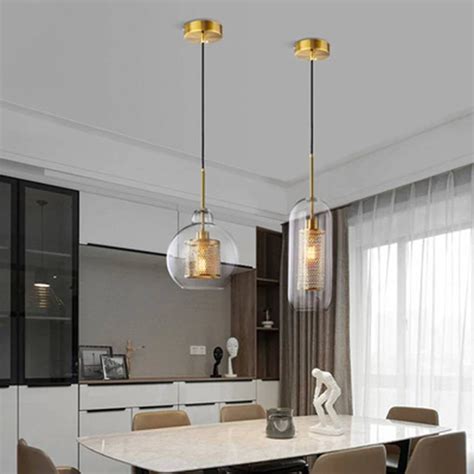 Luxury Nordic Loft Led Pendant Lights Modern Glass Pendant