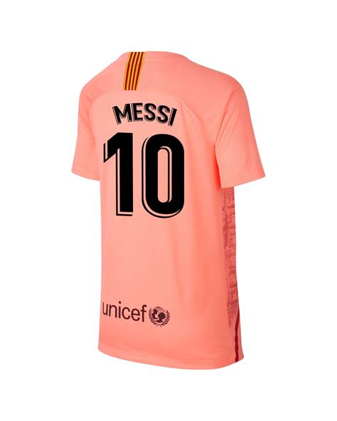Camiseta 3ª Fc Barcelona 20182019 Messi Stadium Junior Rosa
