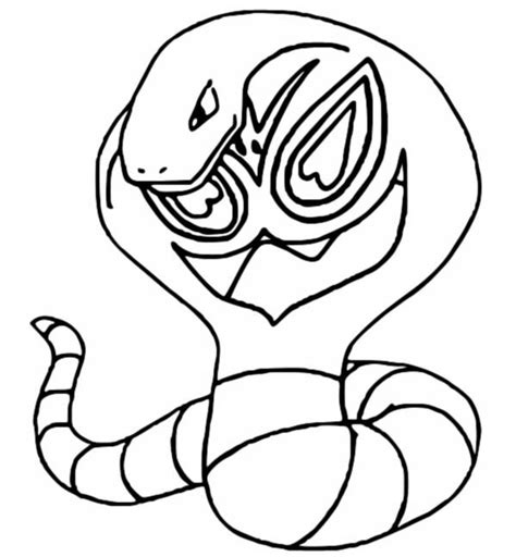 Coloring Pages Pokemon Arbok Drawings Pokemon