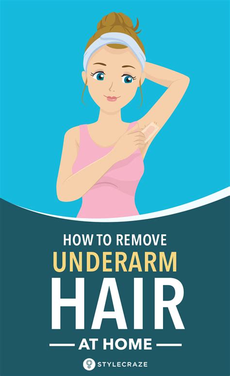 Before you shave your armpits using a safety razor, raise one arm over your head and apply a generous layer of. How To Remove Underarm Hair (Armpit Hair) At Home ...