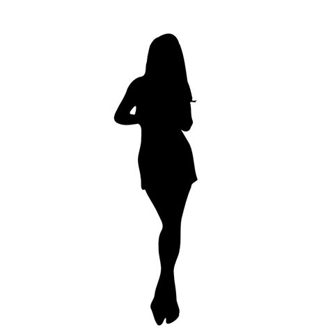 Onlinelabels Clip Art Woman Silhouette 11
