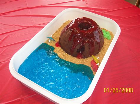 Erupting Volcano Cake Recipe Volcano Cake Erupting Volcano Cake