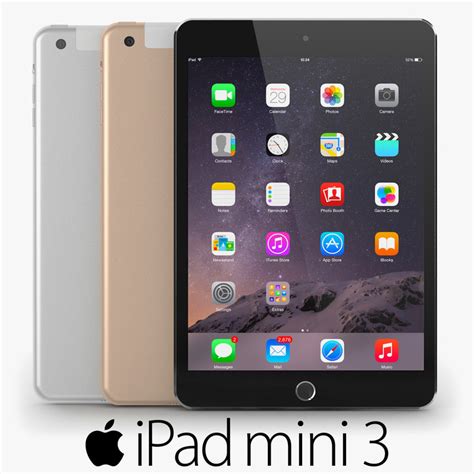 For those who are dying to use apple pay for online. 3d model apple ipad mini 3