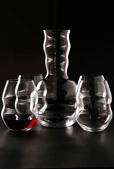 Riedel Swirl T Set 4 Red Wine Glasses Free Crystal Decanter Red Wine Glasses Crystal
