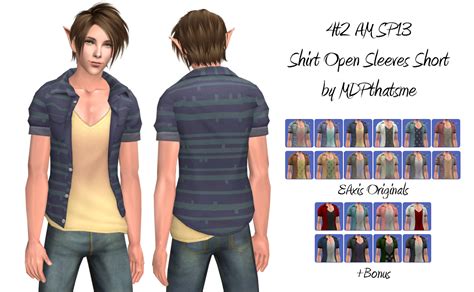 Mdpthatsme This Is For Sims 2 4t2 Sp13 Shirt Open Sleeves