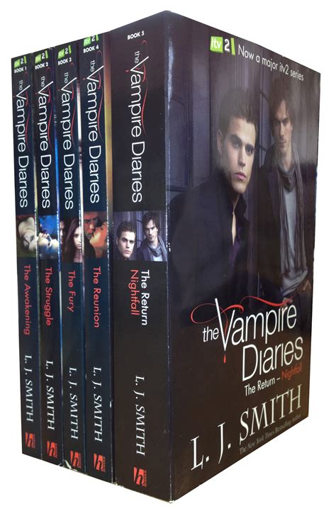 The Vampire Diaries Story Collection L J Smith 5 Books Set