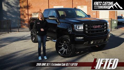2018 Gmc 1500 Slt Extended Cab Gets Lifted │ Krietz Customs Youtube