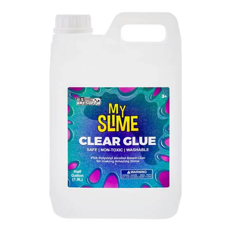 My Slime Clear Glue 12 Gallon 64 Ounce Bottle Kid Safe Non Toxic