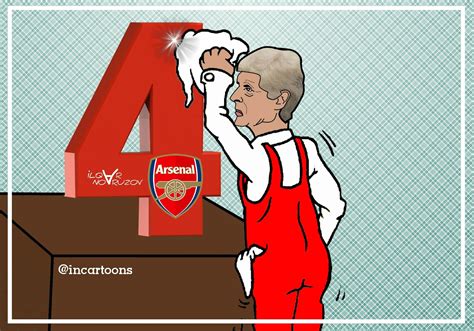 Ilqar Novruzov Cartoon Arsenal Arsène Wenger Cartoon