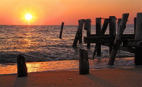 Sunset Beach Cape May New Jersey Photograph By Carolyn Derstine Fine