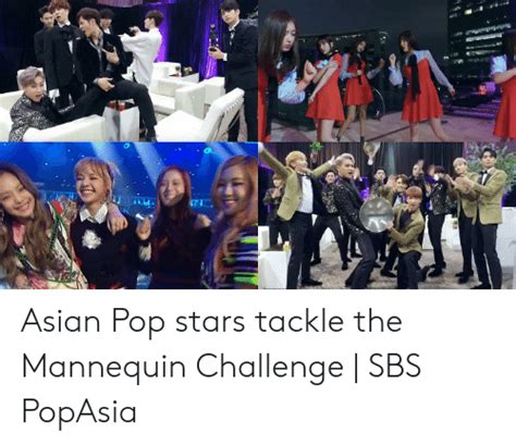 Asian Pop Stars Tackle The Mannequin Challenge Sbs Popasia Asian Meme On Meme