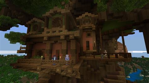 Giant Tree House By Cubed Creations Minecraft Marketplace Map