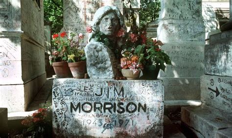 The Top 20 Celebrity Tombstones Of All Time Jim Morrison Tombstone