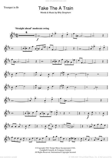 Beginner Easy Jazz Trumpet Sheet Music Somewhere Over The Rainbow