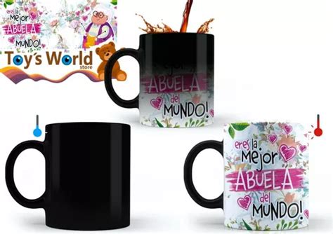 Taza Magica Eres La Mejor Abuela Del Mundo Premium Meses Sin Intereses