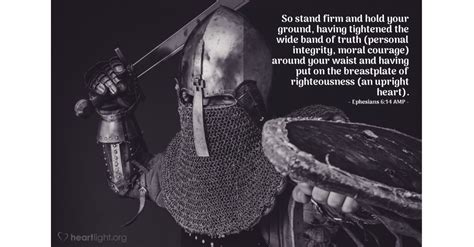 Stand Firm And Hold Your Ground — Ephesians 614 Amp Spiritual Warfare