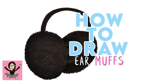 How To Draw Ear Muffs Easy Step By Step Drawing Youtube