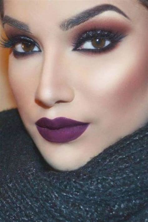 46 Fashionable Purple Lipstick Makeup Ideas Matchedz Purple