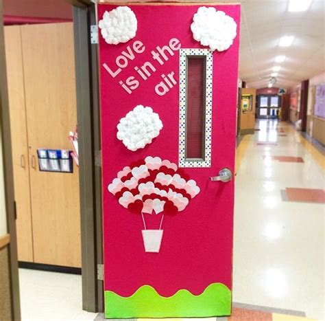 My Classroom Valentines Day Door Love Is In The Air Valentines Classroom Door Valentine