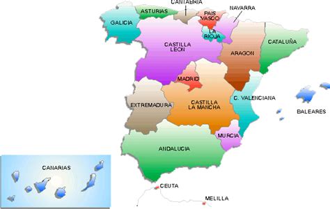 5º De Primaria Mapas De EspaÑa