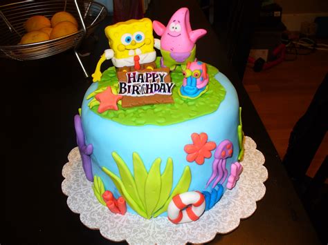 Spongebob Squarepants Birthday Cake Birthday Cake
