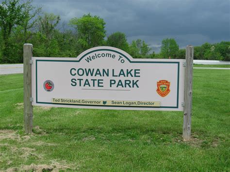 Cowan Lake State Park Campground Campsite Drivethru