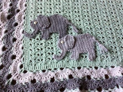 Crochet Baby Elephant Blanketcustom Hand Madezoosafari Etsy In 2021