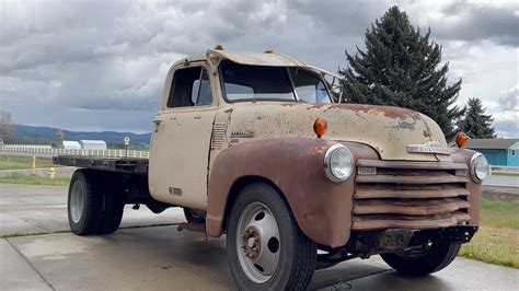 First Test Drive And Ride Along In The 1950 Chevy 1 Ton Flatbed Youtube