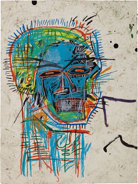Jean Michel Basquiat Untitled Head Contemporary Art Evening