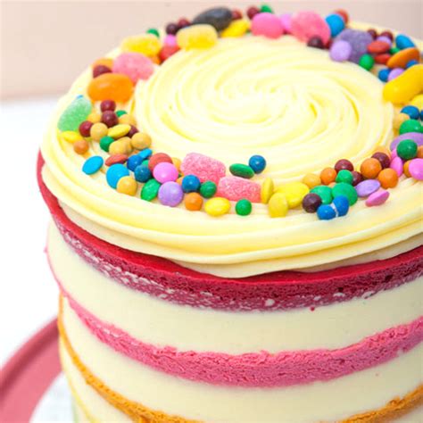 Online Buttercream Vanilla Rainbow Cake T Delivery In Uae Fnp