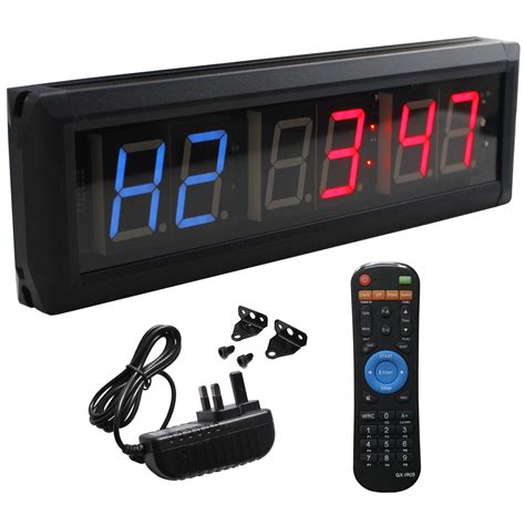 Buy Ledgital Gym Timer Stopwatch With Remote Countdownup Clock In