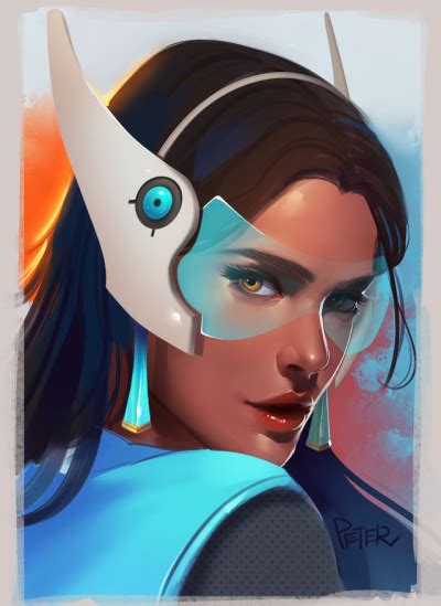 Overwatch Portraits Created By Peter Xiao Tumbex