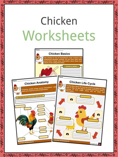 Chicken Addition Worksheets | 99Worksheets
