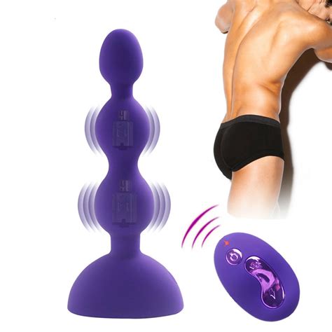 New Vibrator Sex Toys Vibrating Anal Beads Plug Speeds Prostate