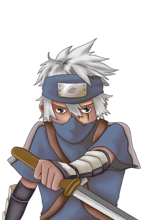 Young Kakashi Not An Original By Me Just Coloured On Procreate