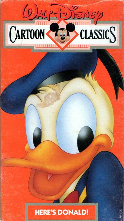Walt Disney Cartoon Classics Vhs Donald Town