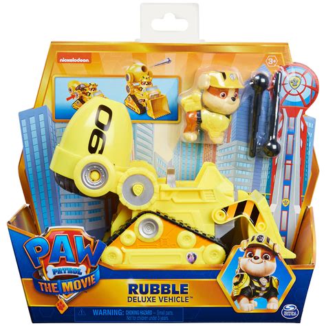 Buy Paw Patrol Rubbles Deluxe Movie Transforming Toy Car With