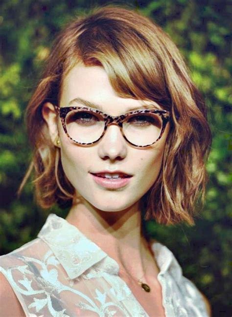 First up on our list of gorgeous short haircuts for women is this glam hair idea. hairstyles for glasses - Google Search | Short hair styles ...