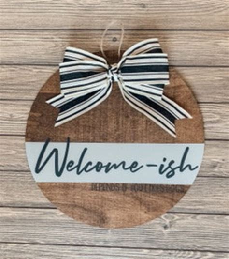 Front Door Welcome Signs The Office Personalized Options Etsy