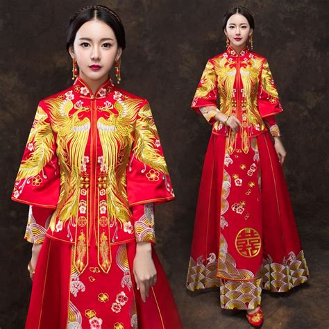 Traditional Fashion Women Phoenix Embroidery Clothes 2017 Chinese Style