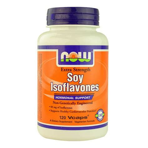 Now Foods Soy Isoflavones Hormonal Support Extra Strength 120 Ct