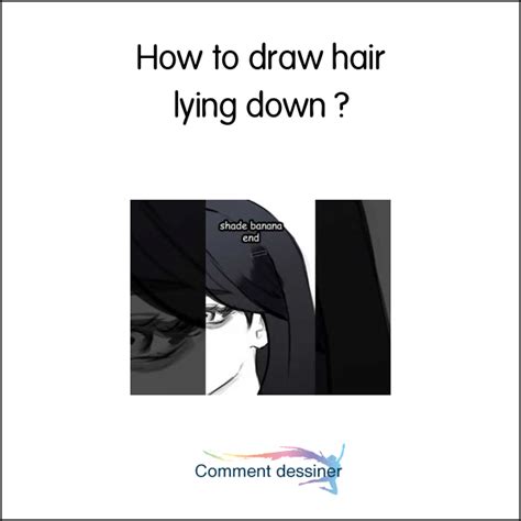 How To Draw Hair Lying Down How To Draw
