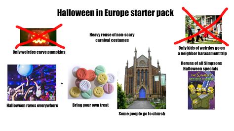 Halloween In Europe Starter Pack Rstarterpacks