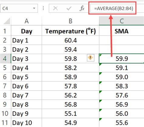 I'm guessing your mean something like the data being in a single column range named d, weights in an adjacent single column range named w with each row having the data value and its corresponding weight. Calculating Moving Average in Excel [Simple, Weighted ...