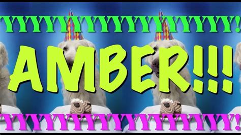 HAPPY BIRTHDAY AMBER! - EPIC Happy Birthday Song - YouTube
