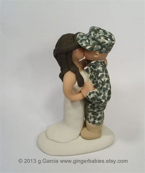 Army Wedding Cake Toppers Custom Army Wedding Cake Topper Military