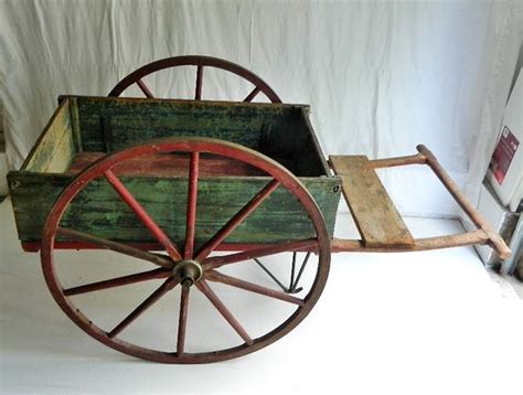 Vintage Peddlers Push Cart In 2021 Farm Wagons Wagon Wheel Wagon