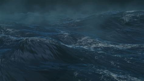 High Quality 3d Render Of Stormy Ocean Extremely Realistic Created